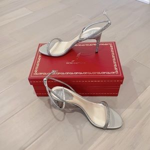 Rene Caovilla Ellabrita Crystal-Embellished Heels